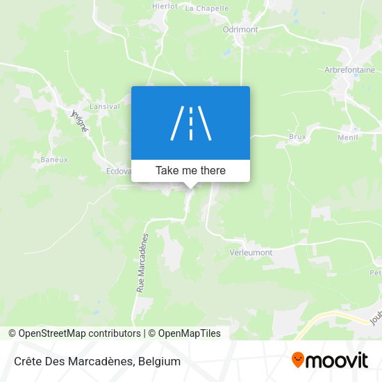Crête Des Marcadènes plan