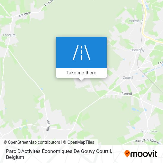Parc D'Activités Économiques De Gouvy Courtil map