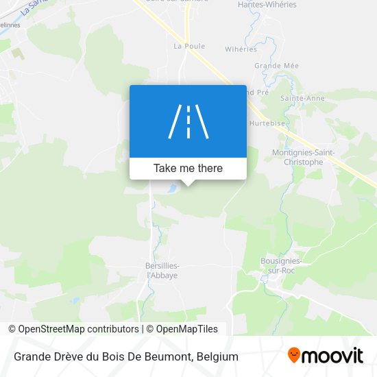 Grande Drève du Bois De Beumont map