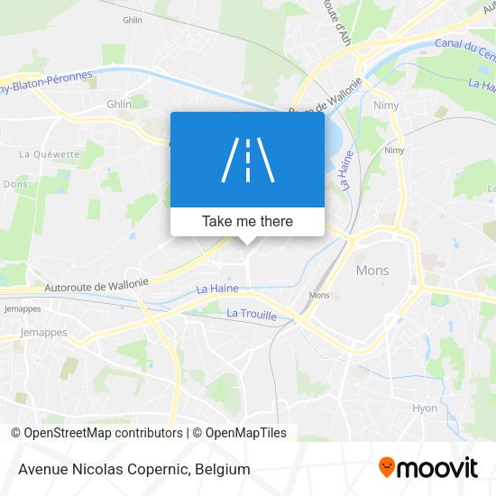 Avenue Nicolas Copernic map