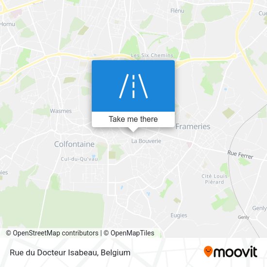 Rue du Docteur Isabeau plan