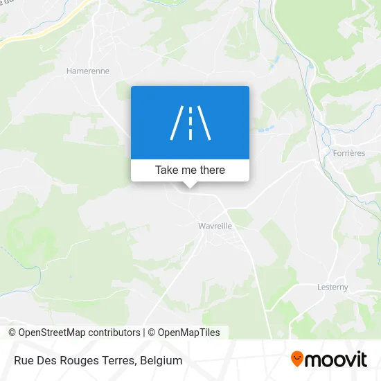 Red Lands Street map