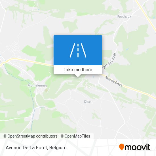 Avenue De La Forêt plan