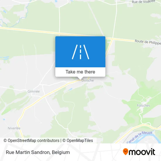 Martin Sandron Street map