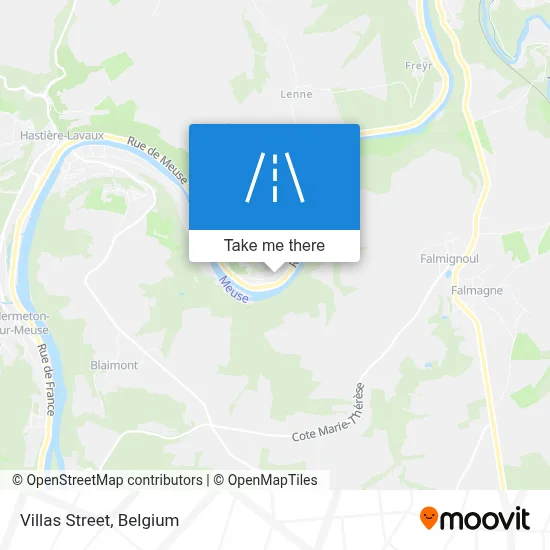 Villas Street map