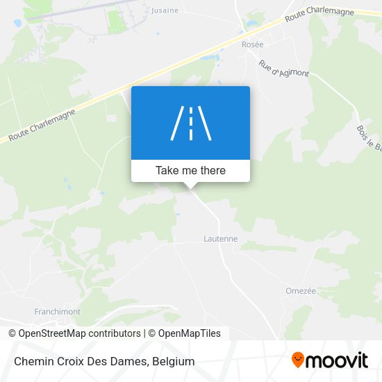 Chemin Croix Des Dames map