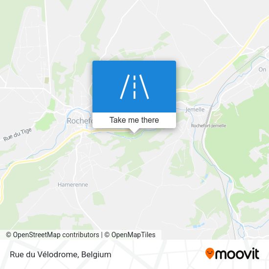 Rue du Vélodrome plan
