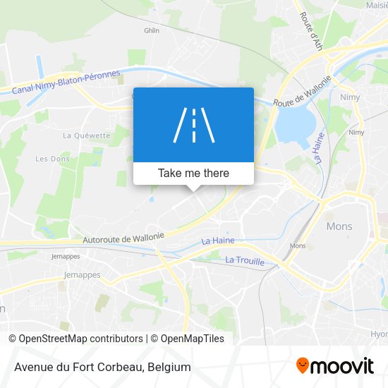 Avenue du Fort Corbeau map