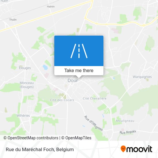 Rue du Maréchal Foch map