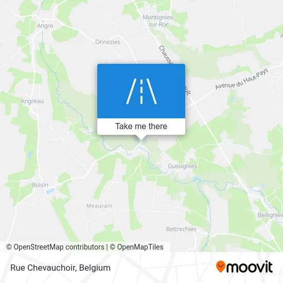 Chevauchoir Street map