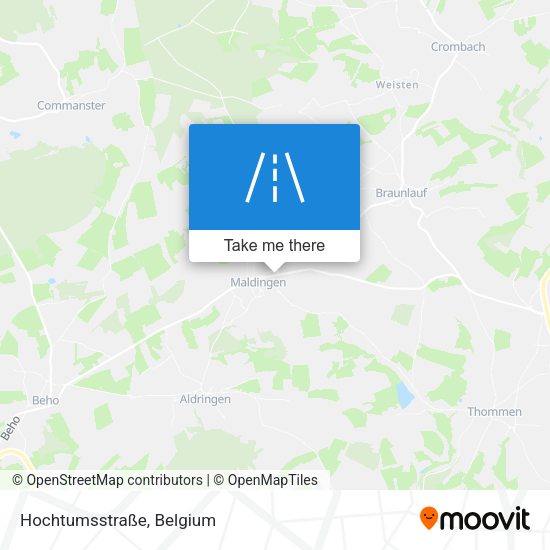 Hochtumsstraße plan