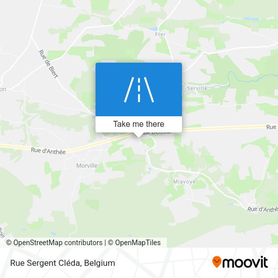 Rue Sergent Cléda plan