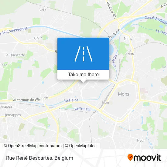 Rue René Descartes map