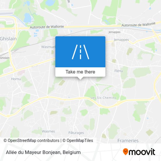 Allée du Mayeur Bonjean map