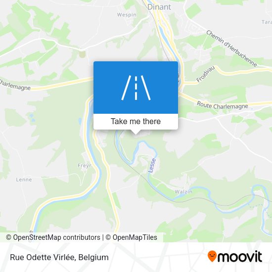 Rue Odette Virlée map