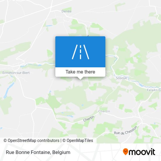 Rue Bonne Fontaine plan