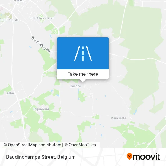 Baudinchamps Street map