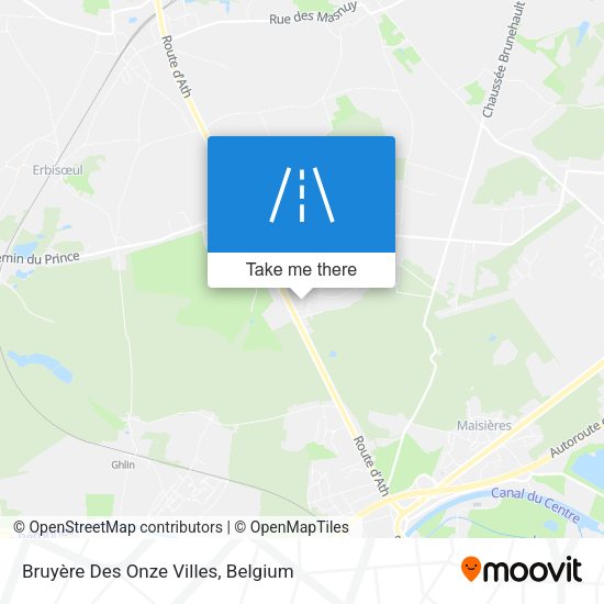 Bruyère Des Onze Villes map
