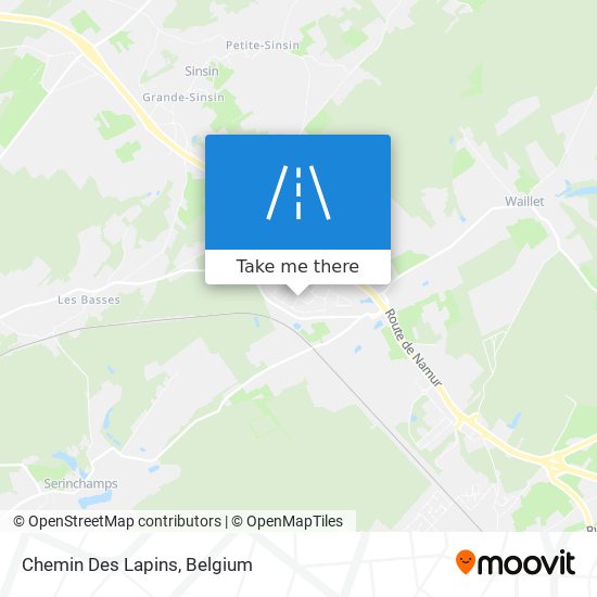 Chemin Des Lapins map