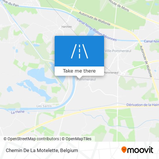 Chemin De La Motelette map