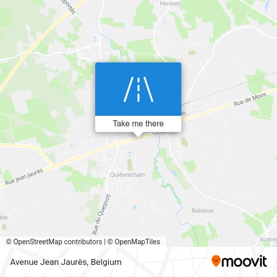 Avenue Jean Jaurès map