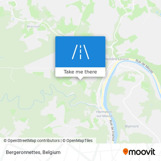 Bergeronnettes map