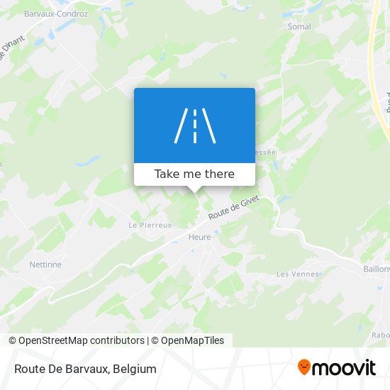 Route De Barvaux map