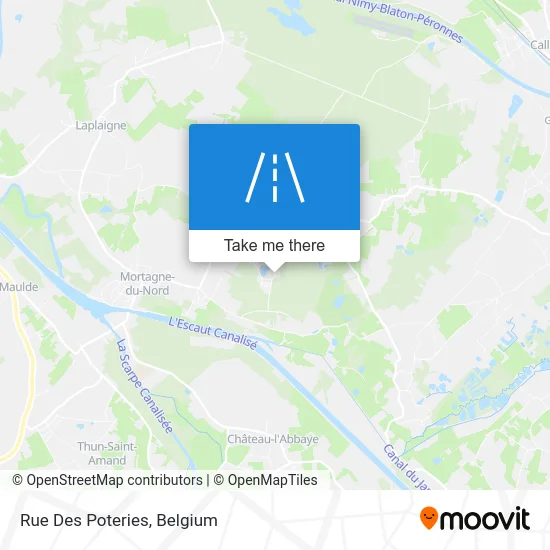 Street of the Potteries map