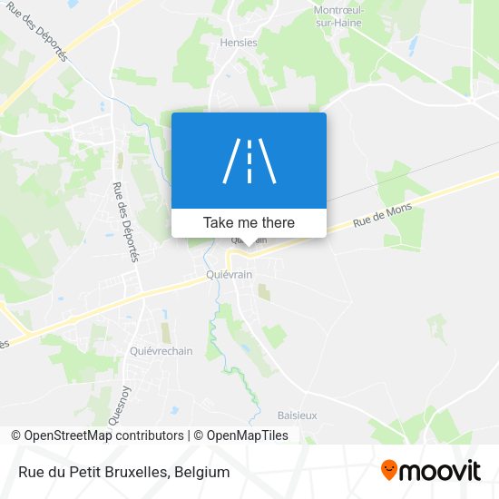 Rue du Petit Bruxelles plan