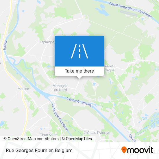 Rue Georges Fournier plan