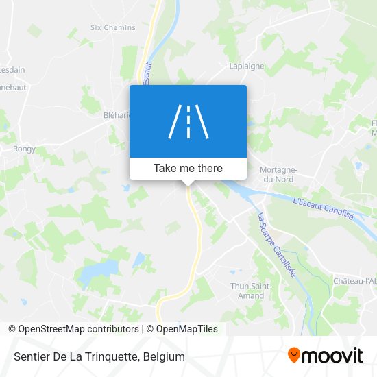Sentier De La Trinquette map