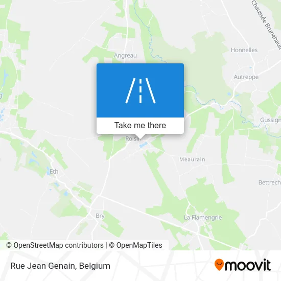 Jean Genain Street map