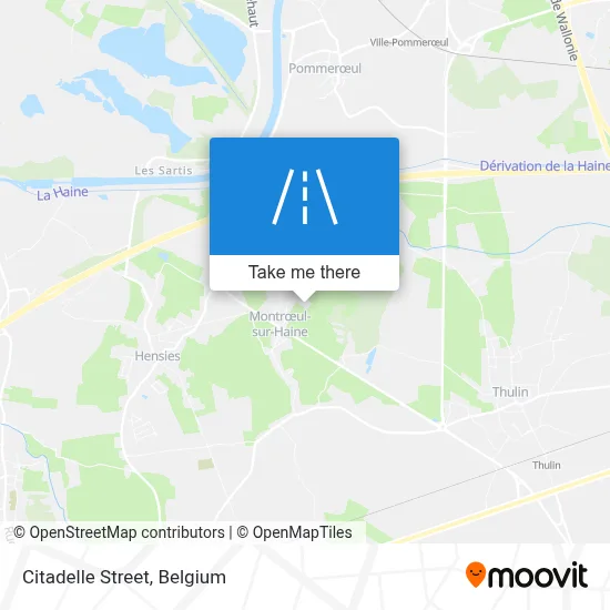 Citadelle Street map