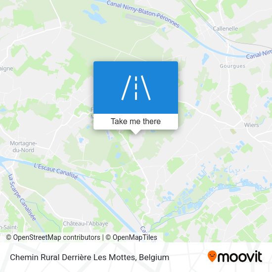 Chemin Rural Derrière Les Mottes plan