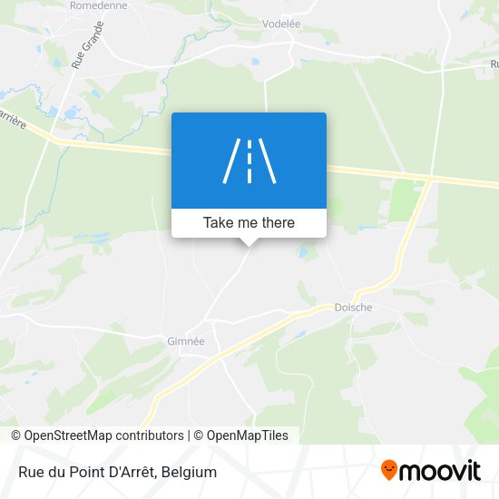 Rue du Point D'Arrêt map