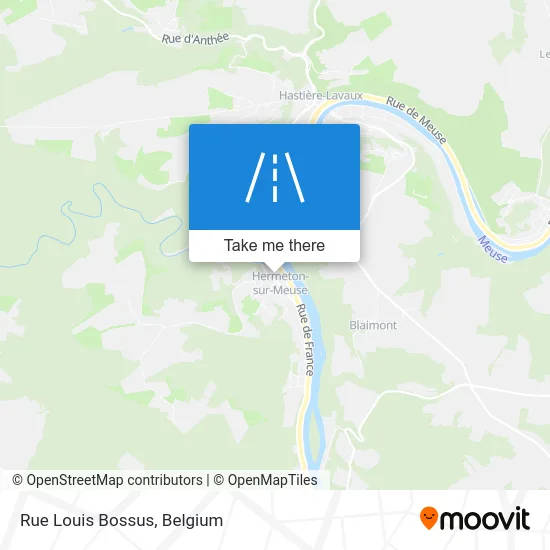 Louis Bossus Street map