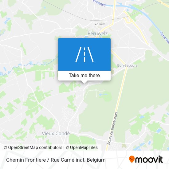 Chemin Frontière / Rue Camélinat map