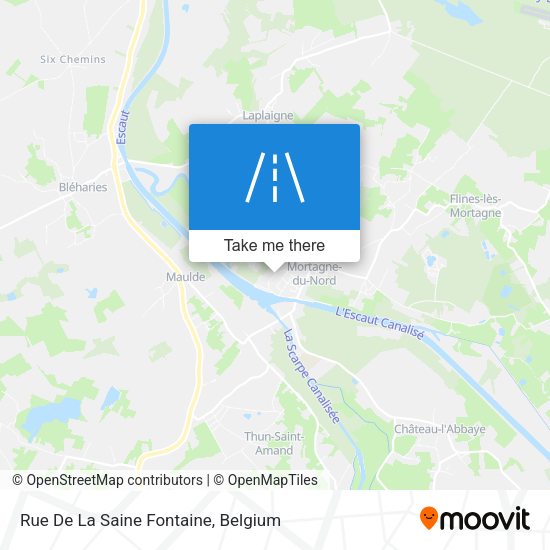 Rue De La Saine Fontaine map