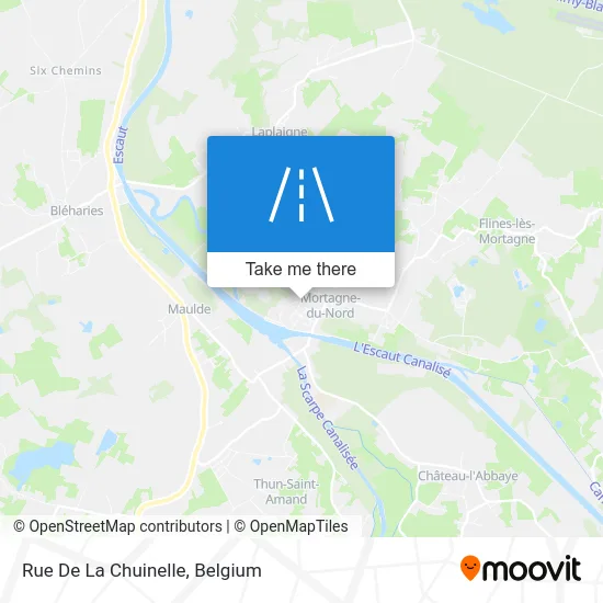 Rue De La Chuinelle plan