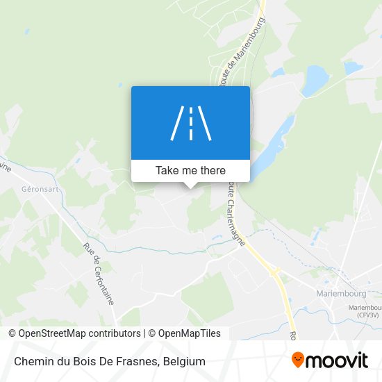 Chemin du Bois De Frasnes plan