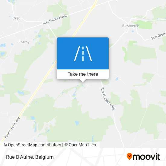 Rue of Aulne map
