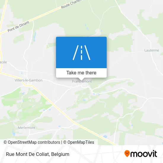 Mount of Coliat Street map