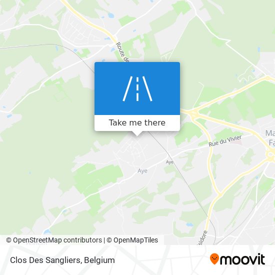 Clos Des Sangliers map