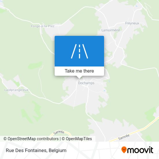 Rue Des Fontaines plan