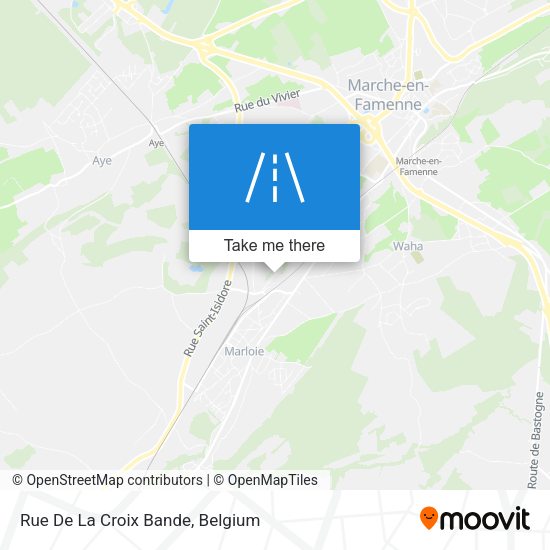 Rue De La Croix Bande plan
