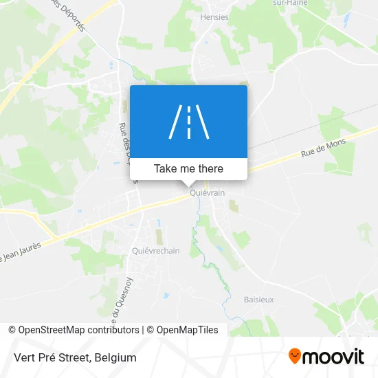 Vert Pré Street map