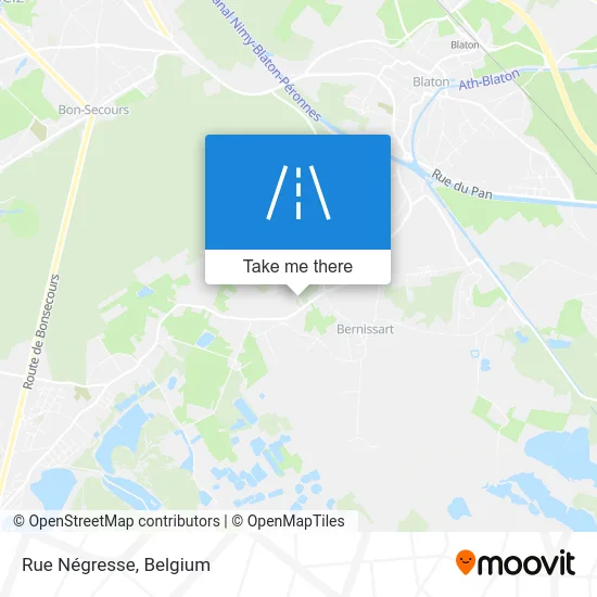 Négresse Street map