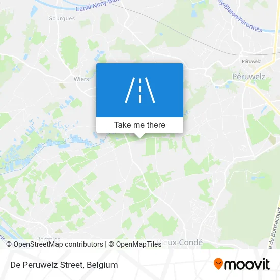 De Peruwelz Street map