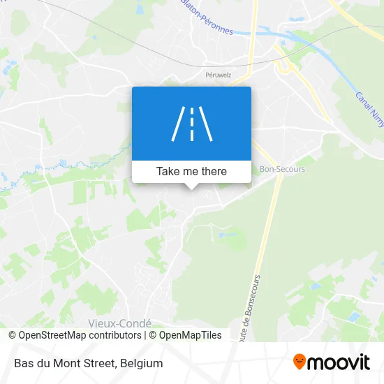 Bas du Mont Street map