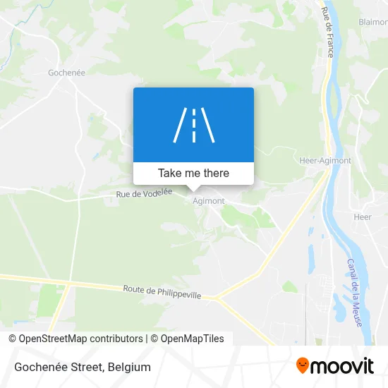 Gochenée Street map